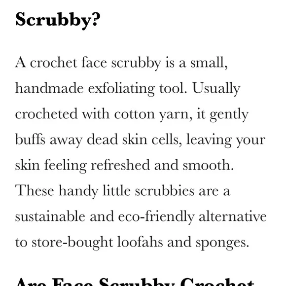 Handmade Heart-Shaped Face Scrubbi OR Coasters - 100% cotton - Set of 5 - Picture 6 of 6